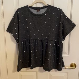 BoHo Loose Fit Baby Doll Shirt